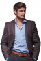 These men's black blazer are tailor made in a fine wool and tweed and cut to a slim fit, featuring single breasted button closure and hand stitched lapels. It is a fantastic formal wardrobe staple!