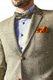 These men's tan blazer are tailor made in a fine wool and tweed and cut to a slim fit, featuring single breasted button closure and hand stitched lapels. It is a fantastic formal wardrobe staple!