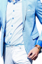 Mens Light Blue Tailored Blazer