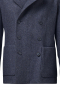 Mens Dark Blue Slim Tailored Coat