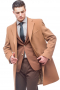 Bright Brown Tailored Formal Coat