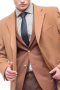 Bright Brown Tailored Formal Coat