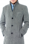 Mens Silver Grey Custom Made Coat