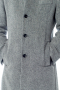 Mens Silver Grey Custom Made Coat