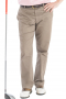 This men's custom made tan trouser is tailor made in a fine wool blend and cut to a slim fit, featuring slash pockets, extended belt loops and a flat front pleat. It is a fashionable and stylish option for your formal wardrobe.