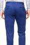 This men's custom made blue trouser is tailor made in a fine wool blend and cut to a slim fit, featuring slash pockets, extended belt loops and a flat front pleat. It is a sleek and bold option for your everyday wardrobe!