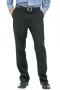 This men's custom made black trouser is custom made in a fine wool blend and cut to a slim fit, featuring slash pockets, extended belt loops and a flat front pleat. It is a fantastic option for your everyday wardrobe!