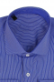 Mens Bespoke Striped Periwinkle Button Down