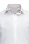 Mens Custom Tailored Clean Cut White Button Down