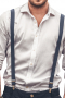 Mens Ivory Slim Cut Tailored Shirt