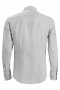 Mens European Light Grey Bespoke Collar Shirt