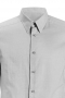 Mens European Light Grey Bespoke Collar Shirt