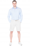 These slim fit shorts are tailor made in a fine wool blend and cut to a slim fit, featuring slash pockets, reverse double pleats, and extended belt loops. It is a great casual option!