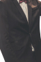 Mens Custom Tailor Made Burnt Black Suit
