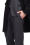 Mens Hand Tailored Charcoal Suit
