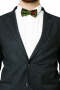 This men's pant suit is tailor made in a fine wool blend and cut in a slim fit, featuring high notch lapels, single breasted button closures, and hand sewn cuffs.