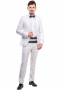 Sleek Mens Bespoke White Pant Suit