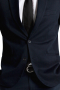 Mens Hand Tailored Midnight Blue Suit