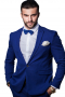 Mens Custom Cadet Blue Pant Suit