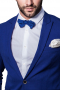 Mens Custom Cadet Blue Pant Suit