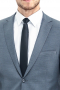 This men's pant suit is tailor made in a fine wool blend and cut to a slim fit, featuring a single breasted button closure, peak lapels, and handsewn cuffs.