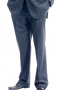 Striped Mens Dark Navy Bespoke Tailored