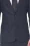 This men's pant suit is tailor made in a fine wool blend and cut to a slim fit, featuring a single breasted button closure and notch lapels. 