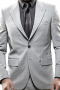 Mens Custom Tailored Slate Two Button Suit