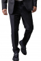 Mens Hand Tailored Fine Black Wool Suit