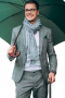 This plaid green men's pant suit is tailor made in a fine wool blend and cut to a slim fit, featuring single breasted button closures and notch lapels. 