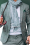 This plaid green men's pant suit is tailor made in a fine wool blend and cut to a slim fit, featuring single breasted button closures and notch lapels. 