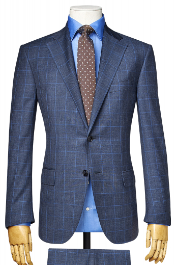 This men's suit set is tailor made in a wool blend, with a slim cut featuring a single breasted button closure. It is perfect for all occasions. 