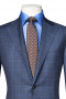 Mens Hand Tailor Made French Blue Suit Set
