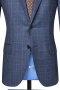 Mens Hand Tailor Made French Blue Suit Set