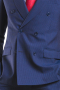 This men's pant suit is tailor made to a slim cut, featuring peak lapels and a double breasted closure, perfect for all occasions.