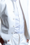 Mens Slash Pocket Classy Hand Tailored White Suit