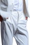 Mens Slash Pocket Classy Hand Tailored White Suit