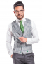 This men's custom hand tailored plaid vest expertly tailor made in a wool blend, featuring a double breasted closure and welted lower pockets. This Vest is a smart staple and will look great for formal and semi-casual events.