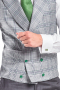 This men's custom hand tailored plaid vest expertly tailor made in a wool blend, featuring a double breasted closure and welted lower pockets. This Vest is a smart staple and will look great for formal and semi-casual events.