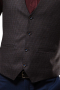 Mens Charcoal Grey Dark Custom Vest