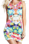 Colorful Womens Tailored Slim Fit Dress