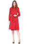 Womens Custom Wool Red Outercoat