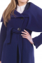 This woman's retro coat is perfect for any occasion. It featured a single breasted button closure and hand stitched lapels, and is tailor made to the perfect fit in a fine wool blend. 
