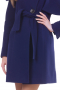 This woman's retro coat is perfect for any occasion. It featured a single breasted button closure and hand stitched lapels, and is tailor made to the perfect fit in a fine wool blend. 