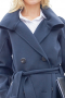 Womens Tailored Midnight Blue Outercoat