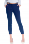 Womens Custom Tailored Blue Wool Pants