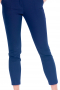 Womens Custom Tailored Blue Wool Pants