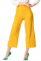 Womens Custom Made Bold Yellow Wide Leg Pants