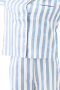 Womens Tailored Online Pinstripe Pyjama Blouse