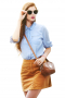 Custom Made Womens Hand Tailored Slim Cut Blouse